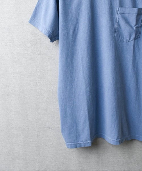 comfort colors(コンフォートカラーズ)の「『COMFORT COLORS/コンフォートカラーズ』6.1oz ガーメントダイ ポケット Tシャツ(Tシャツ/カットソー・メンズ・マスタード/ホワイト/レッド系/ネイビー系/ブルー系/スミクロ/グリーン系・LARGE/MEDIUM/X-LARGE)」の16枚目の写真