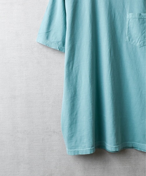 comfort colors(コンフォートカラーズ)の「『COMFORT COLORS/コンフォートカラーズ』6.1oz ガーメントダイ ポケット Tシャツ(Tシャツ/カットソー・メンズ・マスタード/ホワイト/レッド系/ネイビー系/ブルー系/スミクロ/グリーン系・LARGE/MEDIUM/X-LARGE)」の9枚目の写真