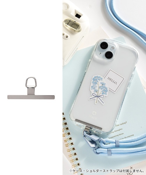 Hamee（ハミィ）の「各種スマートフォン対応 ULTRA FINE メタリックストラップホルダー（スマホグッズ・レディース・ゴールド/ピンクゴールド/シルバー/ブラック・FREE）」の3枚目の写真