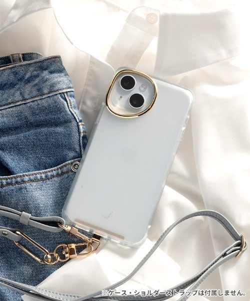 Hamee（ハミィ）の「各種スマートフォン対応 ULTRA FINE メタリックストラップホルダー（スマホグッズ・レディース・ゴールド/ピンクゴールド/シルバー/ブラック・FREE）」の9枚目の写真