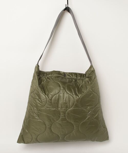 OMNIGOD（オムニゴッド）の「[OMNIGOD womens / オムニゴッド] ナイロンリブキルトグロッサリーショルダーバック（ショルダーバッグ・レディース・オリーブ・FREE）」の14枚目の写真