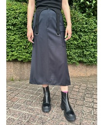 ピンストライプ スカート