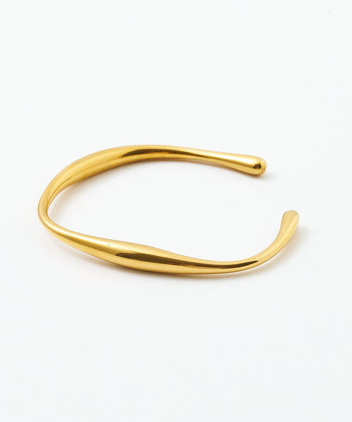 collex（コレックス）の「【dignif】【金属アレルギー対応】ウェーブバングル（バングル/リストバンド・レディース・シルバー/ゴールド・フリー）」の4枚目の写真