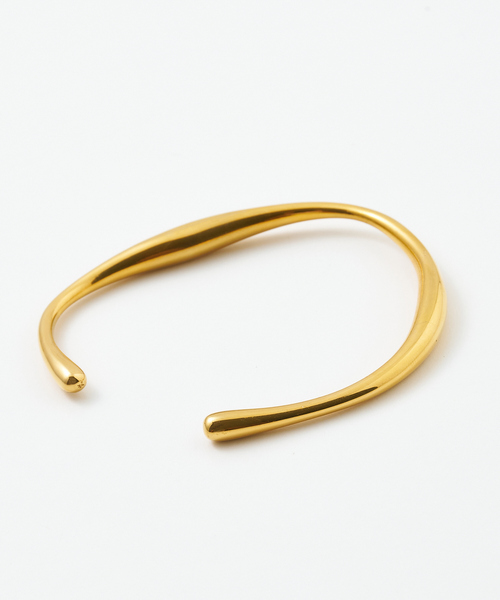 collex（コレックス）の「【dignif】【金属アレルギー対応】ウェーブバングル（バングル/リストバンド・レディース・シルバー/ゴールド・フリー）」の5枚目の写真