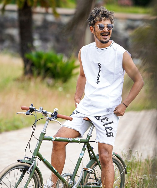 adamsJUGGLER（アダムスジャグラー）の「W/Rカーシブノースリーブ（タンクトップ・メンズ・ブラック/イエロー/ホワイト・M/L/XL）」の12枚目の写真