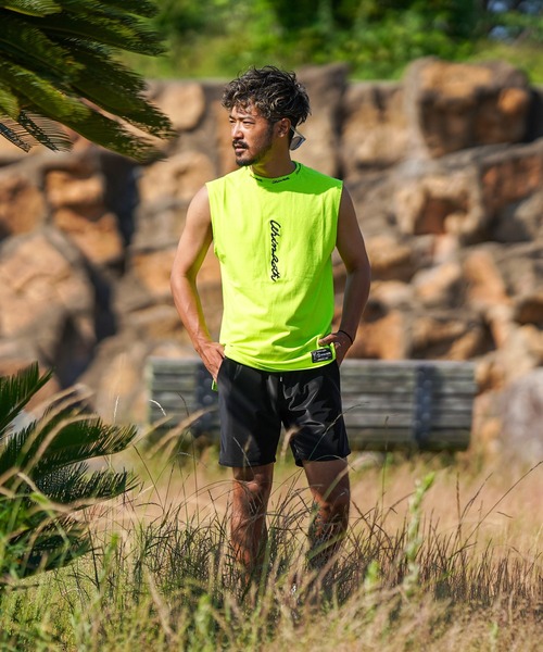 adamsJUGGLER（アダムスジャグラー）の「W/Rカーシブノースリーブ（タンクトップ・メンズ・ブラック/イエロー/ホワイト・M/L/XL）」の6枚目の写真