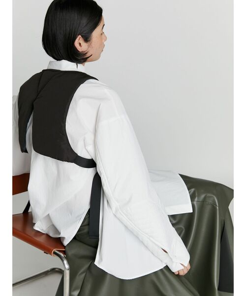 専用品 un3d. PADDED SLEEVE SH パデッドスリーブシャツ UN3D.（アンス