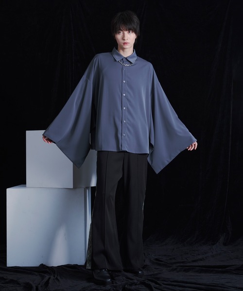 【残り4点】シャーリー UC OP03-104 新カラー追加】和スリーブルーズシャツ（シャツ/ブラウス