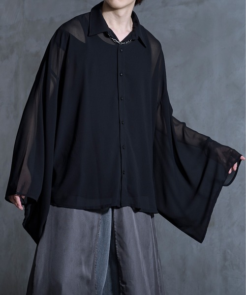 【残り4点】シャーリー UC OP03-104 新カラー追加】和スリーブルーズシャツ（シャツ/ブラウス