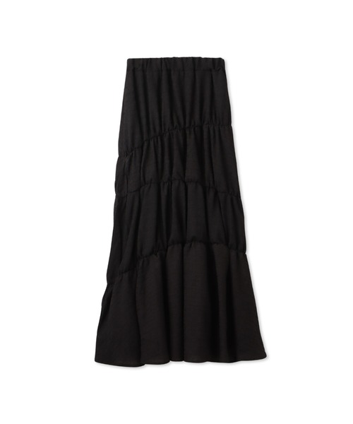 LAUTREAMONT（ロートレアモン）の「イレギュラーシャーリングスカート（スカート・レディース・オフホワイト/ブラック・9号）」の6枚目の写真