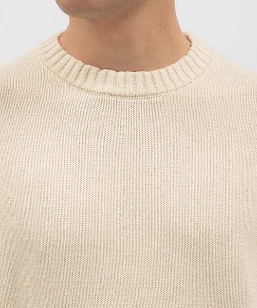 LAKOLE（ラコレ）の「ハンドステッチプルオーバー / 116745（ニット/セーター・メンズ・マスタード/アイボリー/ブラック/ブルー・MEDIUM/LARGE/X-LARGE）」の14枚目の写真