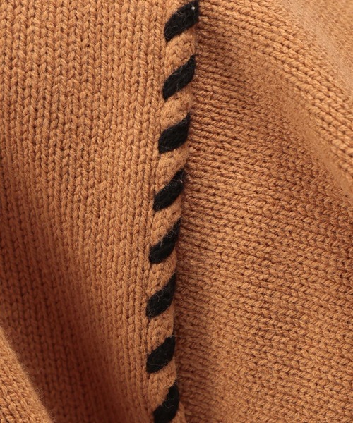 LAKOLE（ラコレ）の「ハンドステッチプルオーバー / 116745（ニット/セーター・メンズ・マスタード/アイボリー/ブラック/ブルー・MEDIUM/LARGE/X-LARGE）」の20枚目の写真