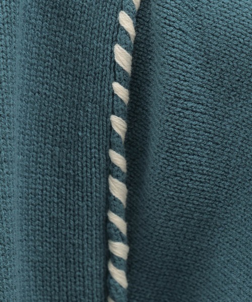 LAKOLE（ラコレ）の「ハンドステッチプルオーバー / 116745（ニット/セーター・メンズ・マスタード/アイボリー/ブラック/ブルー・MEDIUM/LARGE/X-LARGE）」の19枚目の写真