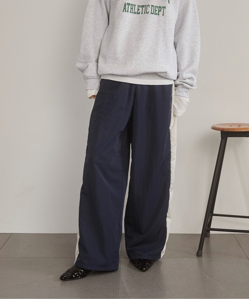 ANGIE(アンジー)の「タフタ 2WAY ラインパンツ(その他パンツ・レディース・アイボリー/ブラック/ネイビー・FREE)」の15枚目の写真