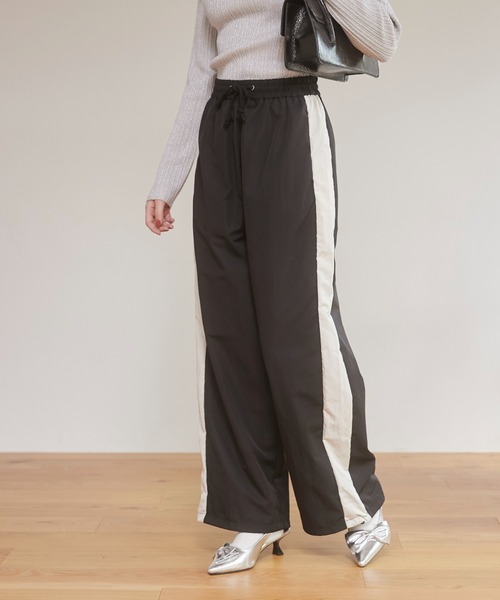 ANGIE(アンジー)の「タフタ 2WAY ラインパンツ(その他パンツ・レディース・アイボリー/ブラック/ネイビー・FREE)」の18枚目の写真