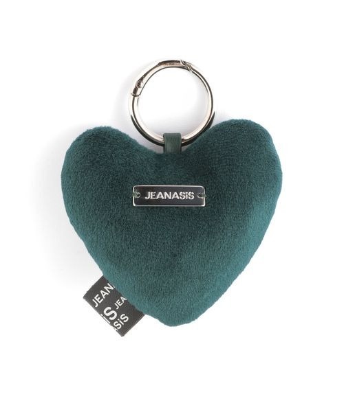 JEANASIS（ジーナシス）の「AWハートチャーム/139731（キーホルダー・レディース・ブラック/グリーン/レッド・FREE）」の3枚目の写真