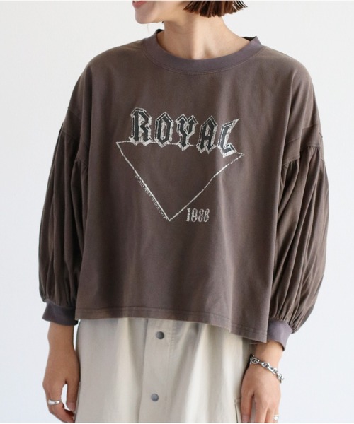 cepo(セポ)の「ヴィンテージデザインTee(Tシャツ/カットソー・レディース・オフホワイト/ベージュ/チャコール/レッド・M)」の2枚目の写真