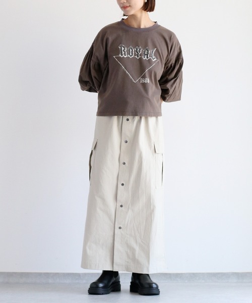 cepo(セポ)の「ヴィンテージデザインTee(Tシャツ/カットソー・レディース・オフホワイト/ベージュ/チャコール/レッド・M)」の21枚目の写真