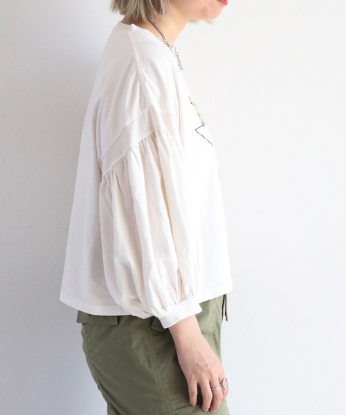 cepo(セポ)の「ヴィンテージデザインTee(Tシャツ/カットソー・レディース・オフホワイト/ベージュ/チャコール/レッド・M)」の9枚目の写真