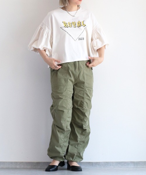 cepo(セポ)の「ヴィンテージデザインTee(Tシャツ/カットソー・レディース・オフホワイト/ベージュ/チャコール/レッド・M)」の10枚目の写真