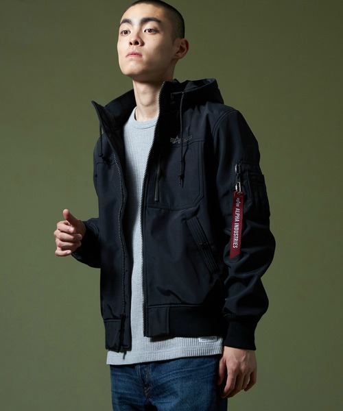 Alpha Industries(アルファインダストリーズ)の「フーデットリブ Alpha Industries(アルファインダストリーズ)の「フーデットリブ