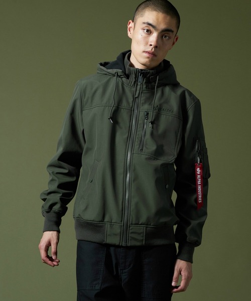 Alpha Industries（アルファインダストリーズ）の「フーデットリブ 