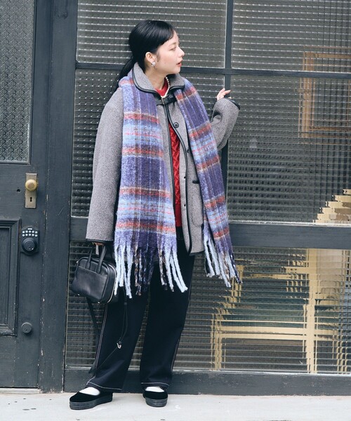 FREAK'S STORE（フリークスストア）の「ミニベルトブークレジャケット（その他アウター・レディース・ベージュ/サックスブルー/ブラック/グレー・ﾌﾘ-）」の14枚目の写真