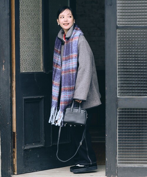 FREAK'S STORE（フリークスストア）の「ミニベルトブークレジャケット（その他アウター・レディース・ベージュ/サックスブルー/ブラック/グレー・ﾌﾘ-）」の16枚目の写真