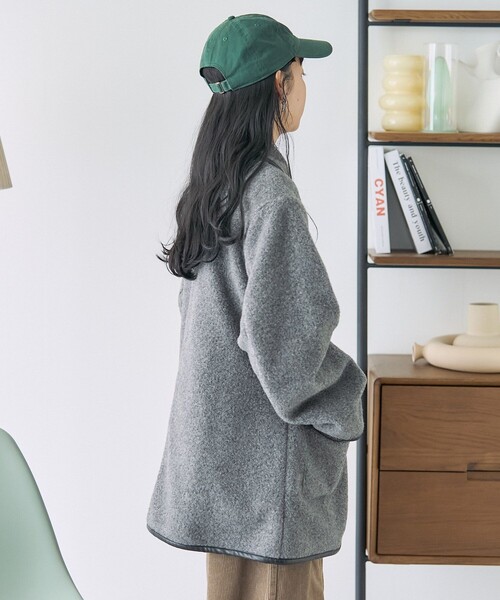 FREAK'S STORE（フリークスストア）の「ミニベルトブークレジャケット（その他アウター・レディース・ベージュ/サックスブルー/ブラック/グレー・ﾌﾘ-）」の22枚目の写真