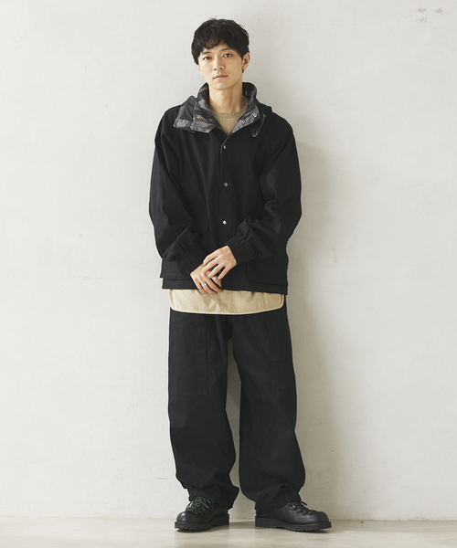 JOURNAL STANDARD relume（ジャーナルスタンダード　レリューム）の「FORCE10 / フォーステン 別注 マウンテンジャケット（マウンテンパーカー・メンズ・チャコールグレー/ブラック・MEDIUM/LARGE）」の8枚目の写真