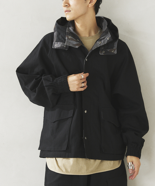 JOURNAL STANDARD relume（ジャーナルスタンダード　レリューム）の「FORCE10 / フォーステン 別注 マウンテンジャケット（マウンテンパーカー・メンズ・チャコールグレー/ブラック・MEDIUM/LARGE）」の6枚目の写真