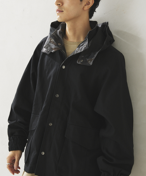 JOURNAL STANDARD relume（ジャーナルスタンダード　レリューム）の「FORCE10 / フォーステン 別注 マウンテンジャケット（マウンテンパーカー・メンズ・チャコールグレー/ブラック・MEDIUM/LARGE）」の9枚目の写真