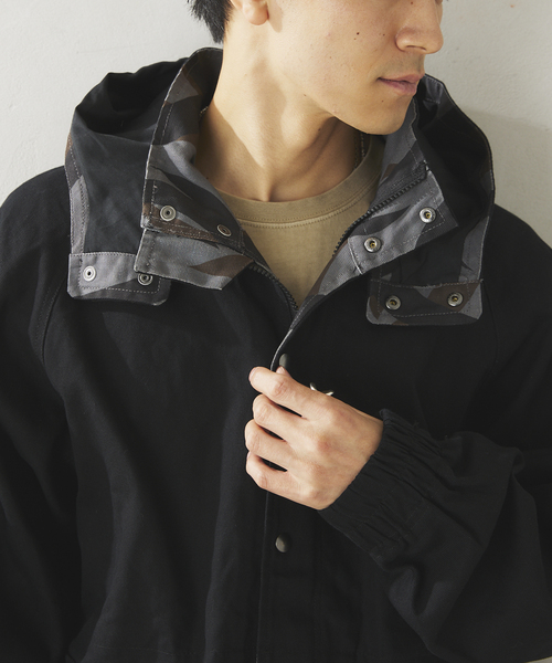 JOURNAL STANDARD relume（ジャーナルスタンダード　レリューム）の「FORCE10 / フォーステン 別注 マウンテンジャケット（マウンテンパーカー・メンズ・チャコールグレー/ブラック・MEDIUM/LARGE）」の10枚目の写真