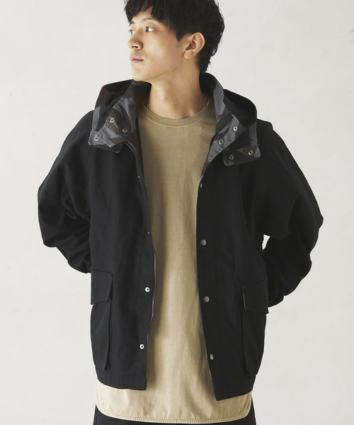 JOURNAL STANDARD relume（ジャーナルスタンダード　レリューム）の「FORCE10 / フォーステン 別注 マウンテンジャケット（マウンテンパーカー・メンズ・チャコールグレー/ブラック・MEDIUM/LARGE）」の12枚目の写真