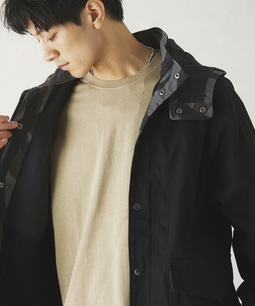 JOURNAL STANDARD relume（ジャーナルスタンダード　レリューム）の「FORCE10 / フォーステン 別注 マウンテンジャケット（マウンテンパーカー・メンズ・チャコールグレー/ブラック・MEDIUM/LARGE）」の13枚目の写真