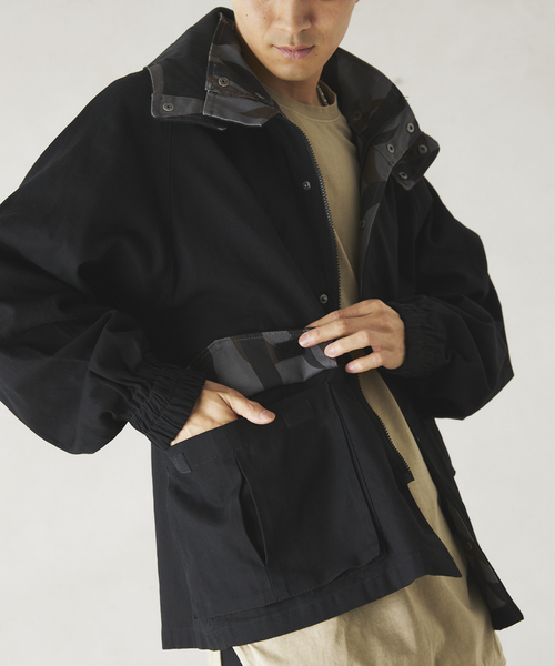 JOURNAL STANDARD relume（ジャーナルスタンダード　レリューム）の「FORCE10 / フォーステン 別注 マウンテンジャケット（マウンテンパーカー・メンズ・チャコールグレー/ブラック・MEDIUM/LARGE）」の18枚目の写真