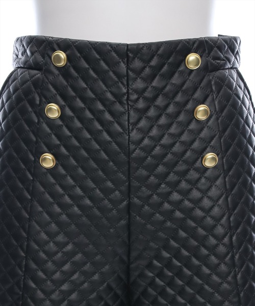 clear（クリア）の「キルティングショートパンツ[セットアップ可能 大人 フェミニン]≪再入荷≫（その他パンツ・レディース・アイボリー/ブラック・S/M）」の13枚目の写真