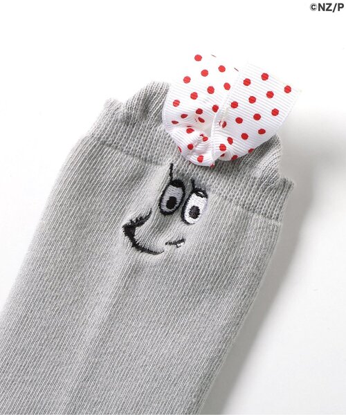 Ampersand（アンパサンド）の「【ねずみくんのチョッキ コラボ】おみみちょこんソックス（ソックス/靴下・キッズ・グレー・9/12/15 /18/21）」の8枚目の写真