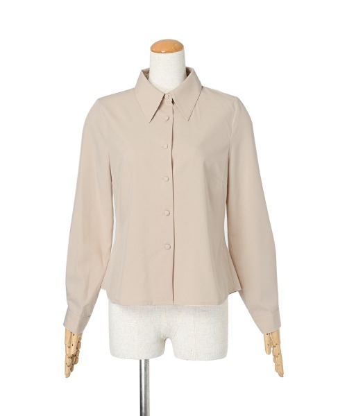 F i.n.t（フィント）の「ループタイ使いシャツ/fint（シャツ/ブラウス・レディース・ライトベージュ/オフホワイト・FREE）」の21枚目の写真