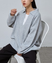 COLONY 2139 | メランジシャギースキッパーニット(ニット/セーター)