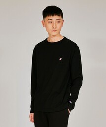 【Champion/チャンピオン】ロングスリーブTシャツ ワンポイントロゴ