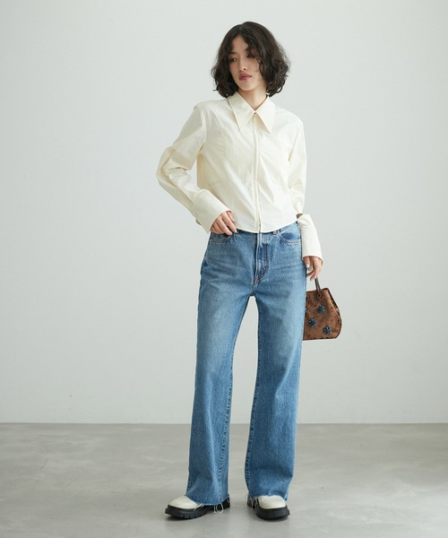 ADAM ET ROPE'（アダムエロペ）の「【サステナブル】ビジュー2WAY巾着バッグ（ハンドバッグ・レディース・ブラック/ブラウン/イエロー・FREE）」の15枚目の写真