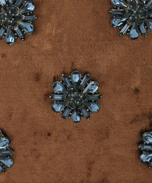 ADAM ET ROPE'（アダムエロペ）の「【サステナブル】ビジュー2WAY巾着バッグ（ハンドバッグ・レディース・ブラック/ブラウン/イエロー・FREE）」の10枚目の写真