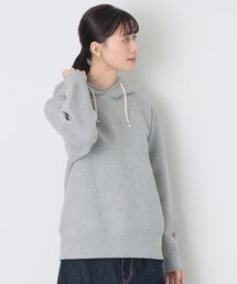 【ユニセックス・日本製】吊り裏毛フーデッドスウェット