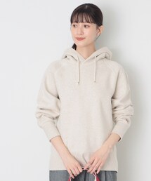 【ユニセックス・日本製】吊り裏毛フーデッドスウェット