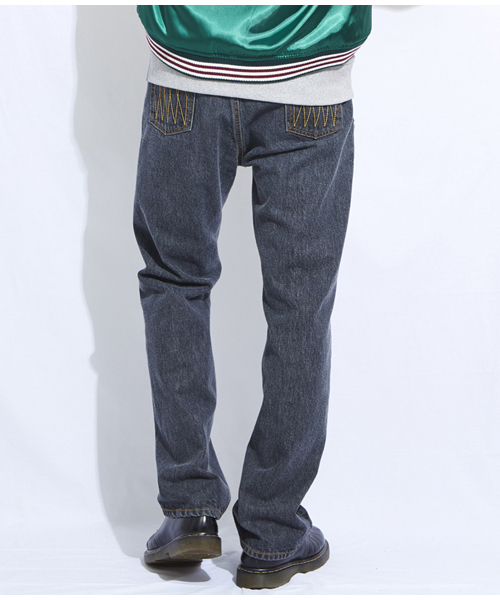 ROTAR（ローター）の「Five DIA Stitch Black Denim Pants / ブラック