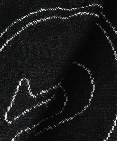 Oriens JOURNAL STANDARD(オリエンス ジャーナルスタンダード)の「【BAL / バル】 Original BIG LOGO SOFT BEANIE HAT BALA- 647(ニットキャップ/ビーニー・レディース・バーガンディー/ブルー系その他/ブラック・FREE)」の12枚目の写真