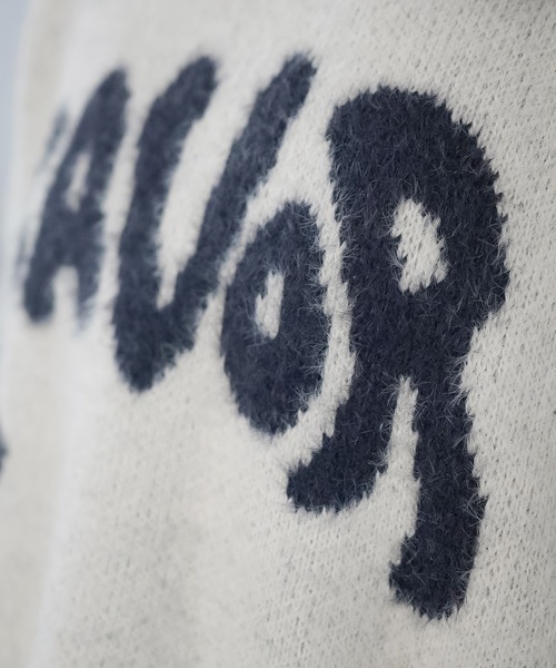 SPINNS（スピンズ）の「体感温度＋5度 / ロゴジャガードショートニット / FAVOR（ニット/セーター・レディース・杢グレー/キナリ/チャコール/ピンク・ONESIZE）」の19枚目の写真