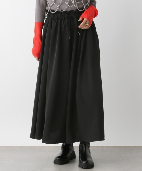 LEPSIM（レプシィム）の「選べる丈ウエストフリルスカーチョ　133642（その他パンツ・レディース・チャコールグレー/ブラック/グレイッシュベージュ・FREE/TALL）」の5枚目の写真