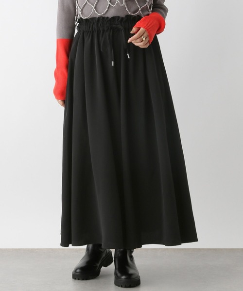 LEPSIM（レプシィム）の「選べる丈ウエストフリルスカーチョ　133642（その他パンツ・レディース・チャコールグレー/ブラック/グレイッシュベージュ・FREE/TALL）」の6枚目の写真